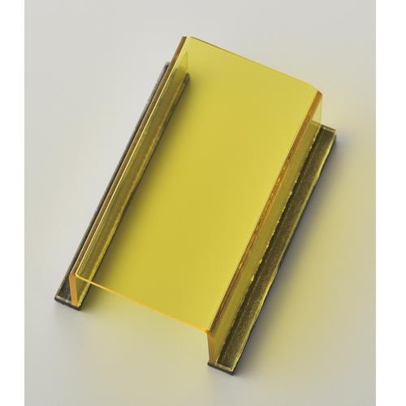 エスコ EA983E-7 80x40x30mmスイッチカバー標識(無地・透明黄) 1個(ご注文単位1個)【直送品】