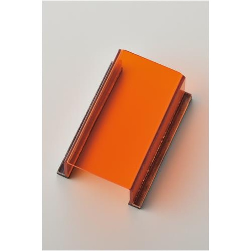 エスコ EA983E-9 80x40x30mmスイッチカバー標識(無地・透明橙) 1個(ご注文単位1個)【直送品】