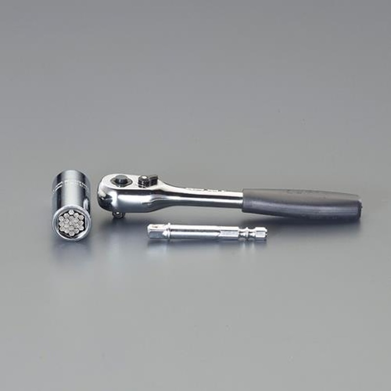 エスコ EA617A-141 1/4”DR/6-14mmユニバーサルソケットセット 1個（ご注文単位1個）【直送品】