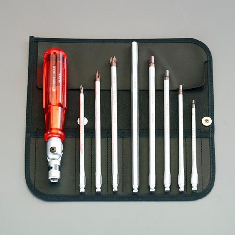 エスコ EA550CA-400 ドライバーセット(+Hexagon差替式) 1個(ご注文単位1個)【直送品】