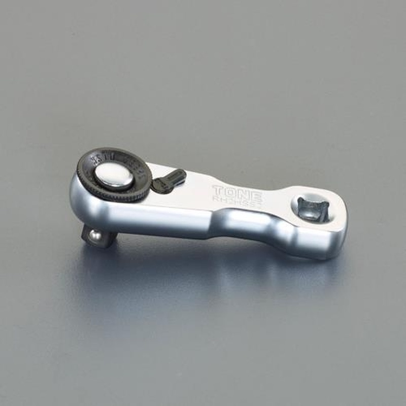 エスコ EA618HA-12 1/4”DR/60mmスタビーラチェットハンドル 1個（ご注文単位1個）【直送品】