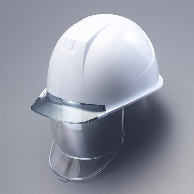 エスコ EA998BD-11 ヘルメット(大型シールドレンズ付/白) 1個(ご注文単位1個)【直送品】