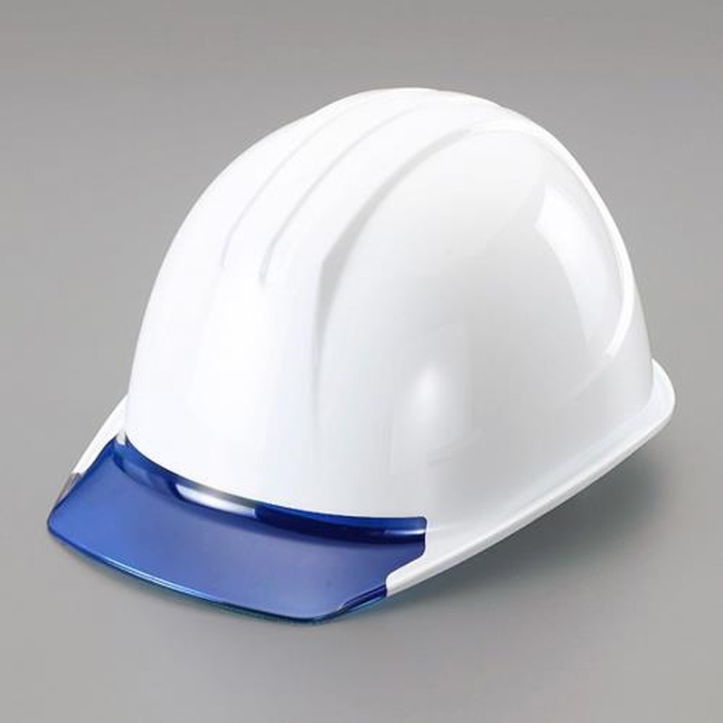 エスコ EA998BG-1 ヘルメット(クリーンルーム用・白/青) 1個(ご注文単位1個)【直送品】