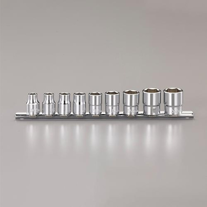 エスコ EA618BV-2 3/8”DRソケットセット(9個組) 1個（ご注文単位1個）【直送品】