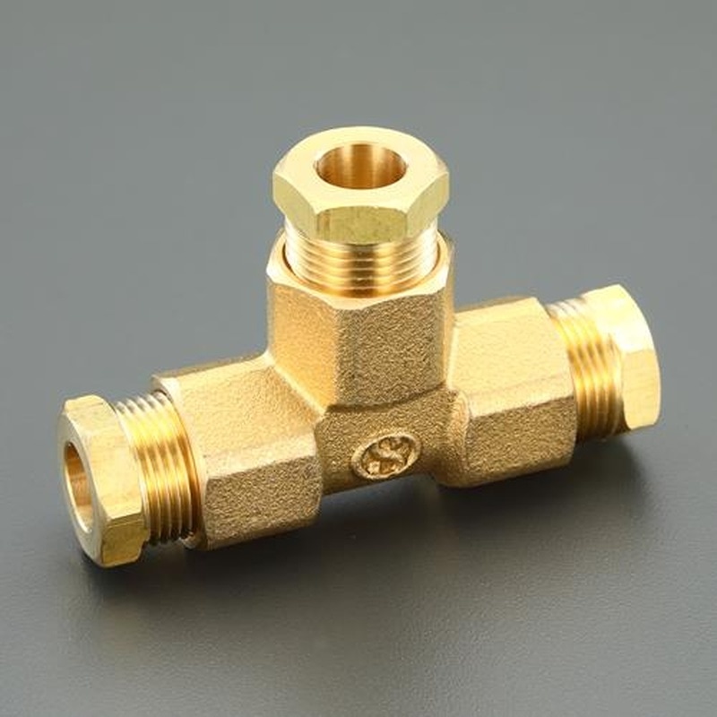 エスコ EA426AW-11 8x8x8mmリングジョイント(ティーズ) 1個(ご注文単位1個)【直送品】