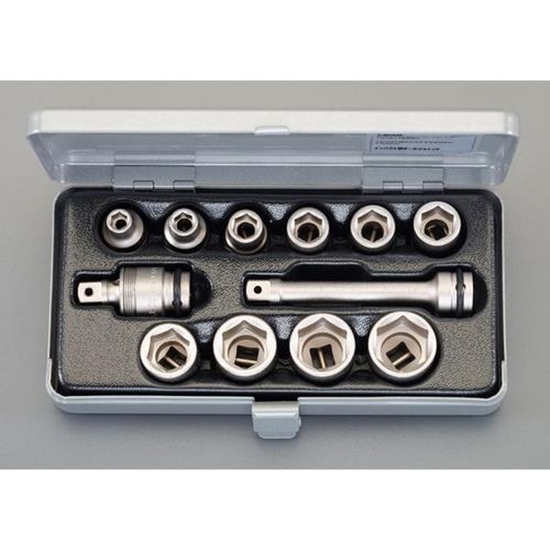 エスコ EA164MK 3/8”DRインパクトソケットセット 1個（ご注文単位1個）【直送品】