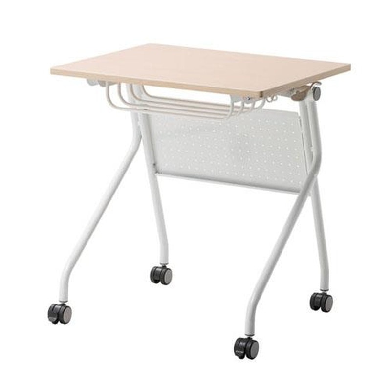 エスコ EA954HC-281A 650x500x700mm折りたたみデスク(木目) 1個(ご注文単位1個)【直送品】