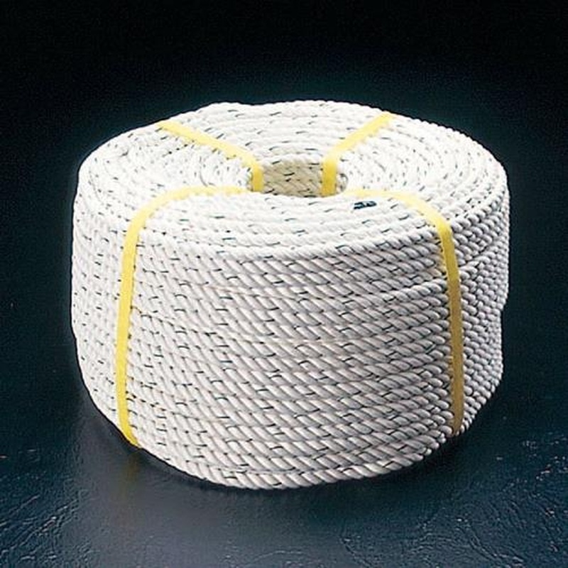 エスコ EA628TK-91 9mmx200mクレモナロープ(三つ打ち) 1個(ご注文単位1個)【直送品】