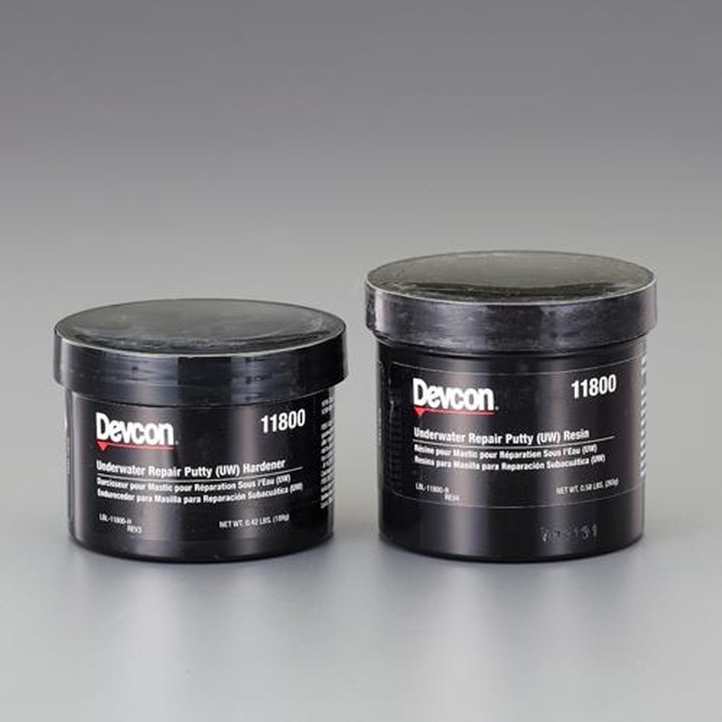 エスコ EA934DH-1A 450gセット鉄補修・パテ(水中硬化型) 1個(ご注文単位1個)【直送品】