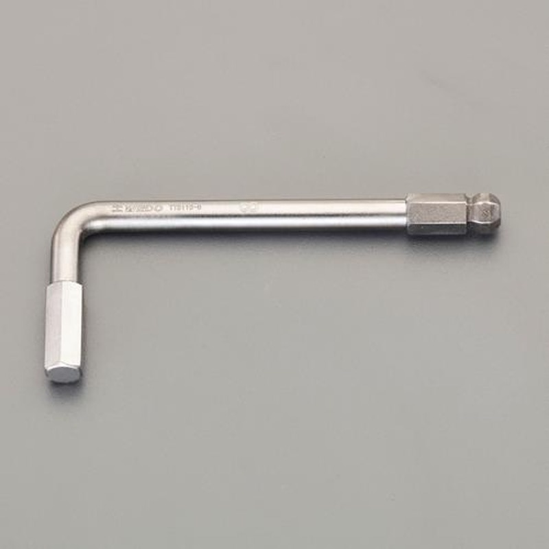 エスコ EA573CA-1 3x60mm六角棒レンチ(ボールポイント/チタン合金製) 1個(ご注文単位1個)【直送品】