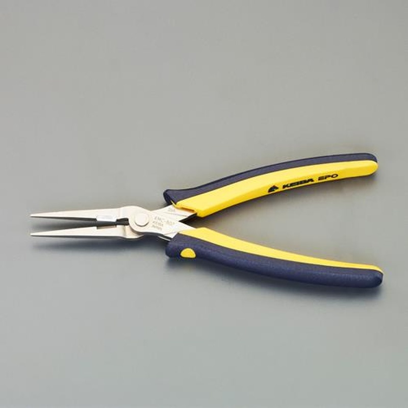 エスコ EA535C-1 150mm先細ラジオペンチ(ステンレス製) 1個(ご注文単位1個)【直送品】