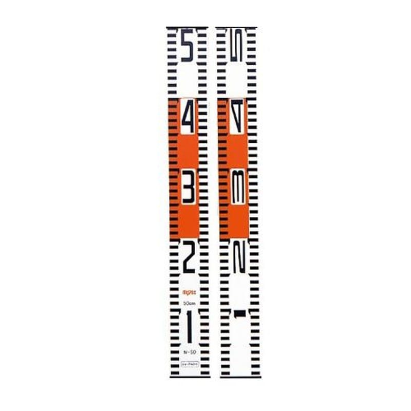 エスコ EA720ME-12 50cm測量ロッド(アルミ製) 1個(ご注文単位1個)【直送品】