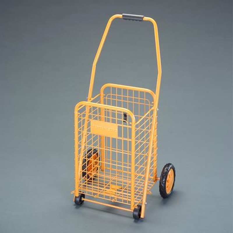 エスコ EA520EA-2 460x370x870mm/15kgカゴキャリーカート(折畳式) 1個(ご注文単位1個)【直送品】