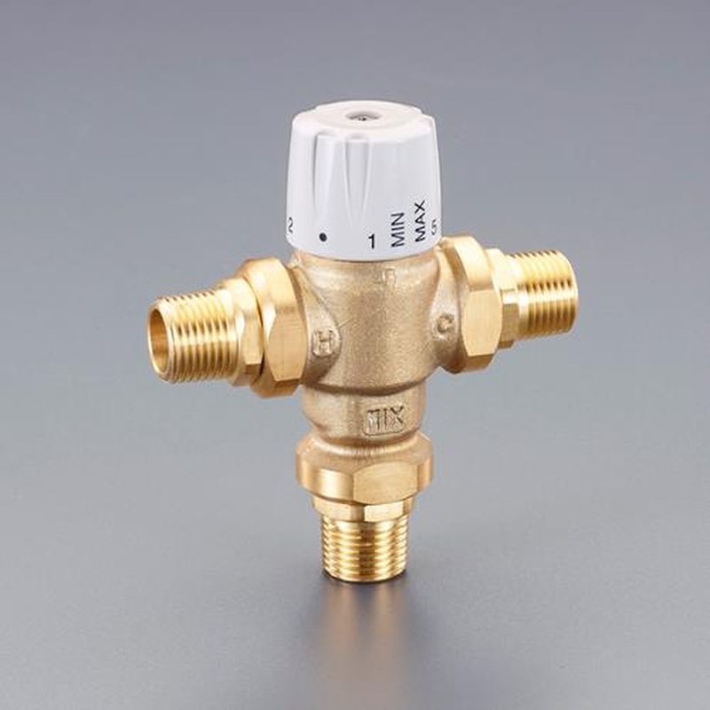 エスコ EA468AD-4 R1/2”ミキシングバルブ 1個(ご注文単位1個)【直送品】