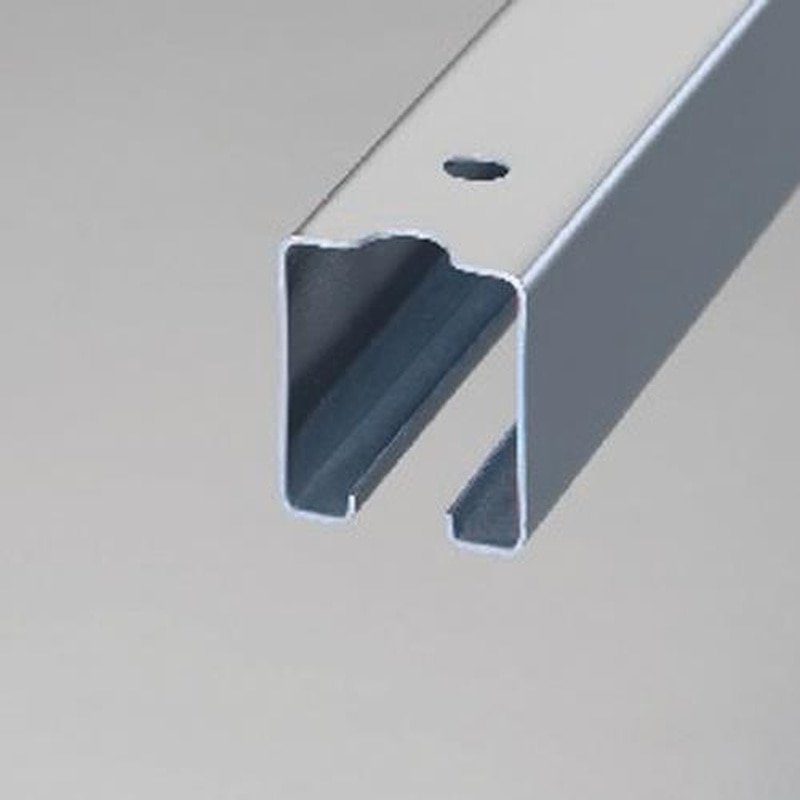 エスコ EA970A-104 75x56mm/1.82m(4号)トラックレール(スチール) 1個(ご注文単位1個)【直送品】