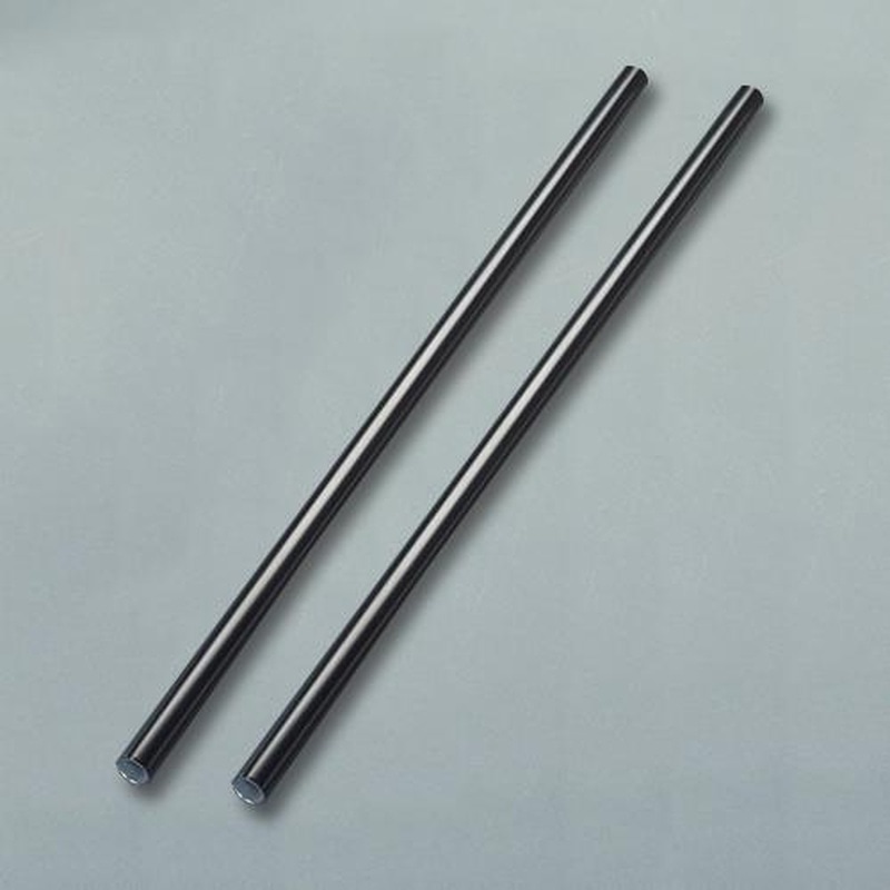 エスコ EA976BY-1 φ28mmx0.3m樹脂コート鉄パイプ(ブラック/2本) 1個(ご注文単位1個)【直送品】