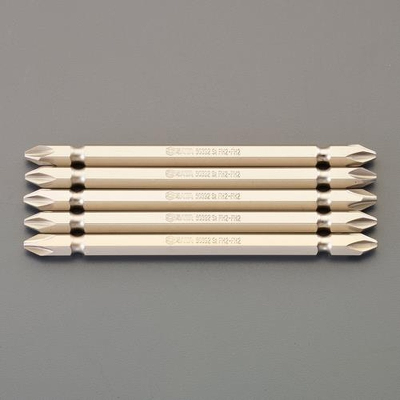 エスコ EA683SN-11 #1x110mmドライバービット(5本組) 1個（ご注文単位1個）【直送品】