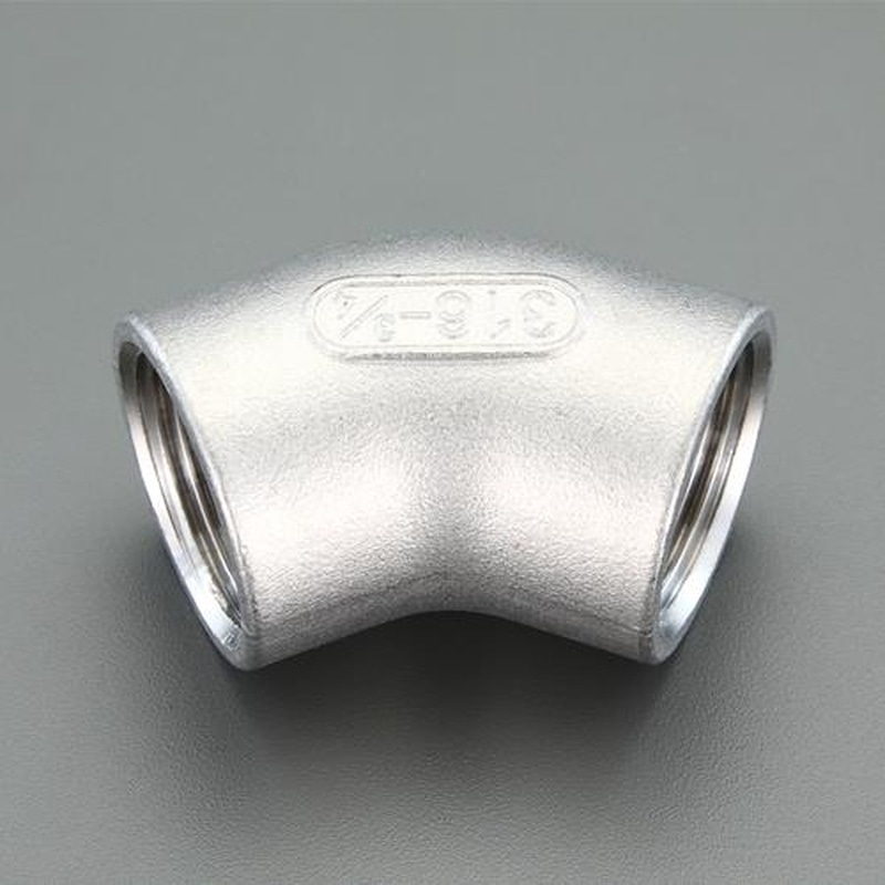 エスコ EA469AN-303A Rc3/8”45゜エルボ(ステンレス製) 1個(ご注文単位1個)【直送品】