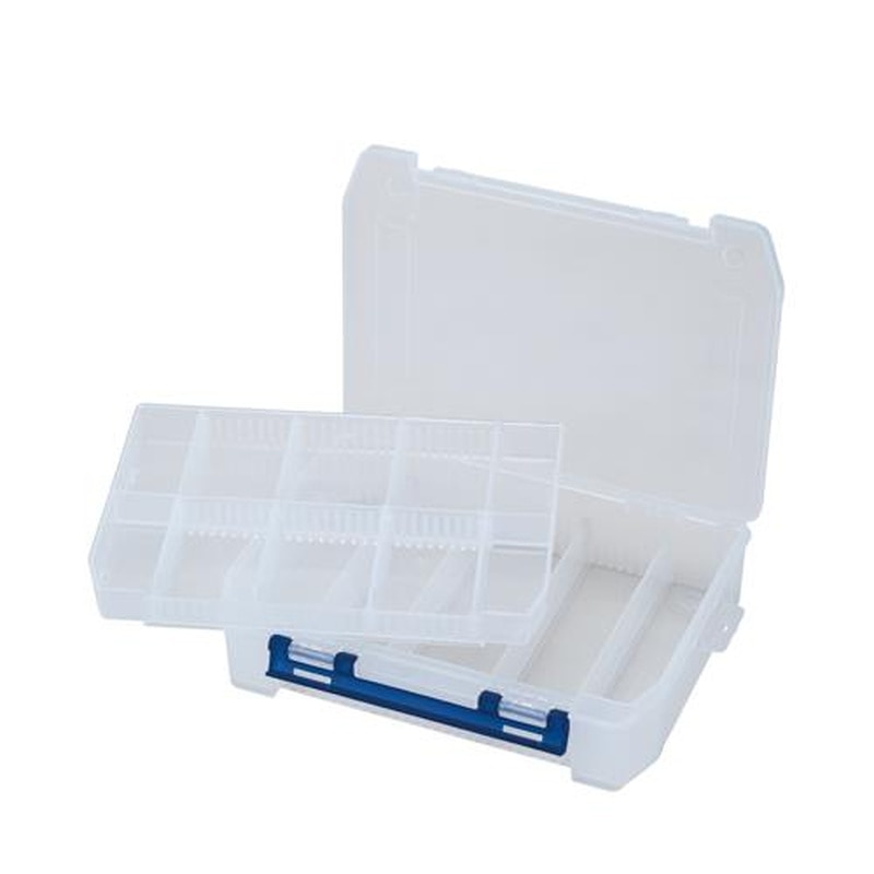 エスコ EA508ME-9 255x190x60mmパーツケース(中皿付/仕切板4枚) 1個(ご注文単位1個)【直送品】