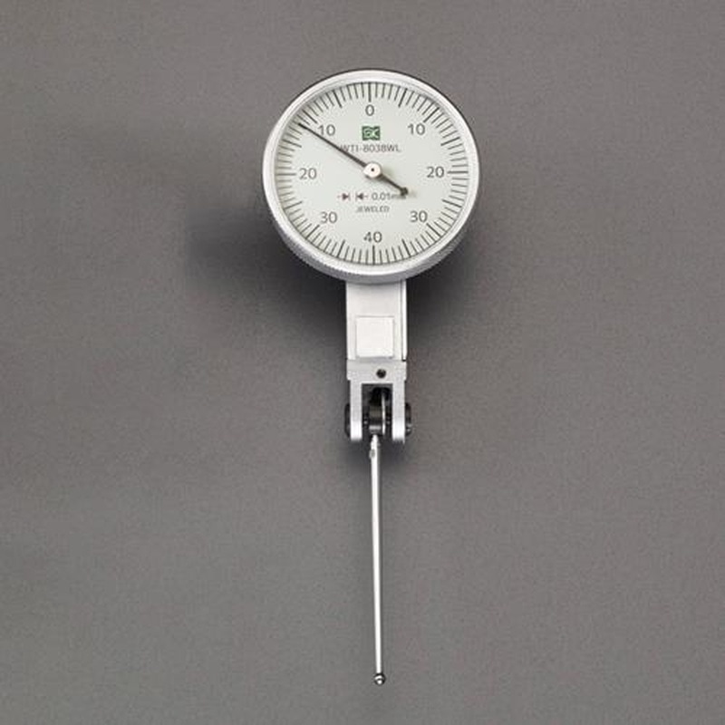 >エスコ EA725MB-12 0.8mm/0.01/37.5mmダイアルインジケーター(ロング/超硬 1個(ご注文単位1個)【直送品】