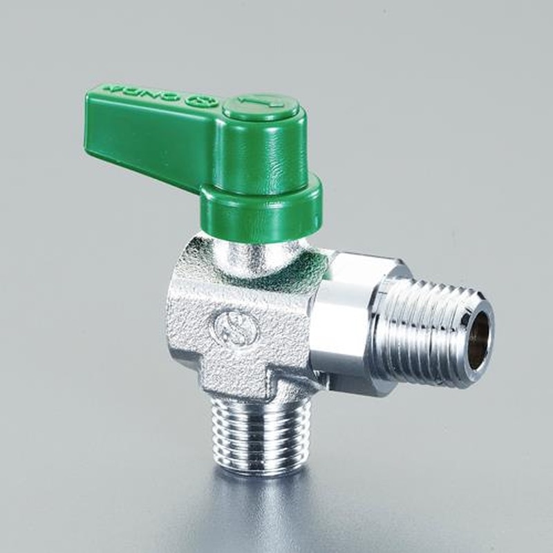 エスコ EA425AH-62 R1/4”ミニボールバルブ(アングル型) 1個(ご注文単位1個)【直送品】