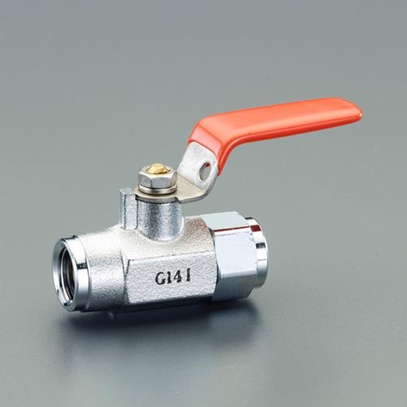 エスコ EA425AG-113 G3/8”ミニボールバルブ(メッキ付) 1個(ご注文単位1個)【直送品】