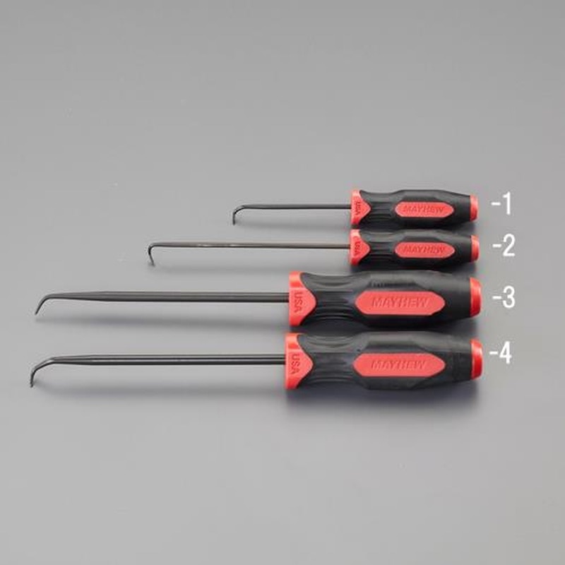 エスコ EA566LX 4本組オーリング取外し工具セット 1個(ご注文単位1個)【直送品】