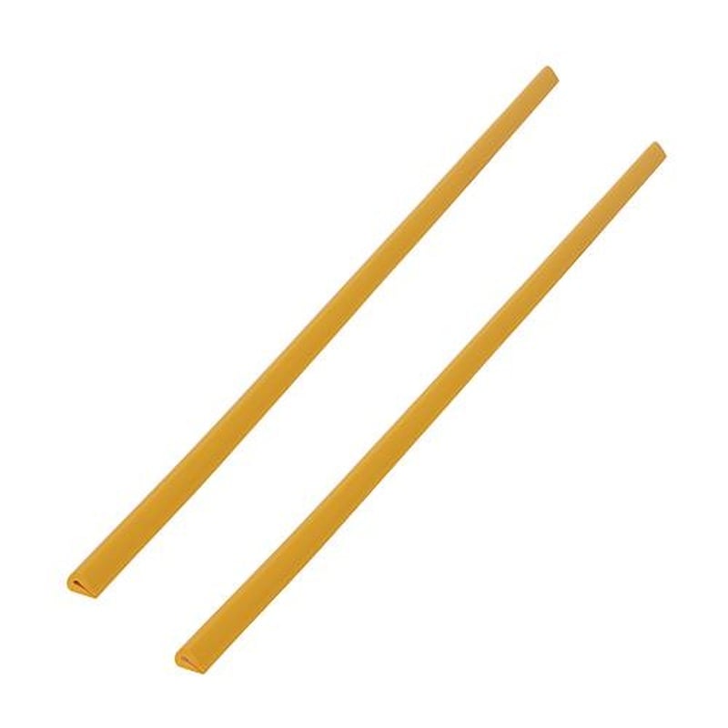 エスコ EA983FE-43 15x15mm/0.9mクッションガード(挟み込型/2本)黄 1個(ご注文単位1個)【直送品】