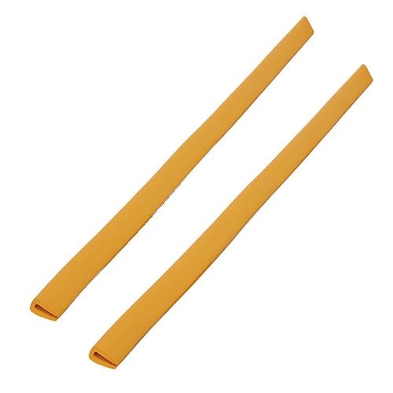 エスコ EA983FE-44 18x25mm/0.9mクッションガード(挟み込型/2本)黄 1個(ご注文単位1個)【直送品】