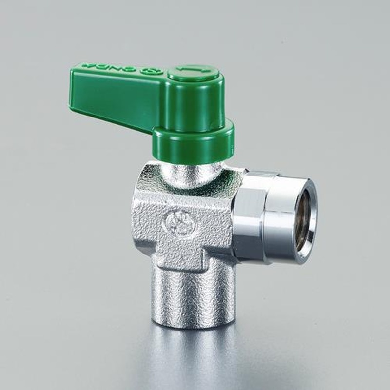 エスコ EA425AH-42 Rc3/8”ミニボールバルブ(アングル型) 1個(ご注文単位1個)【直送品】