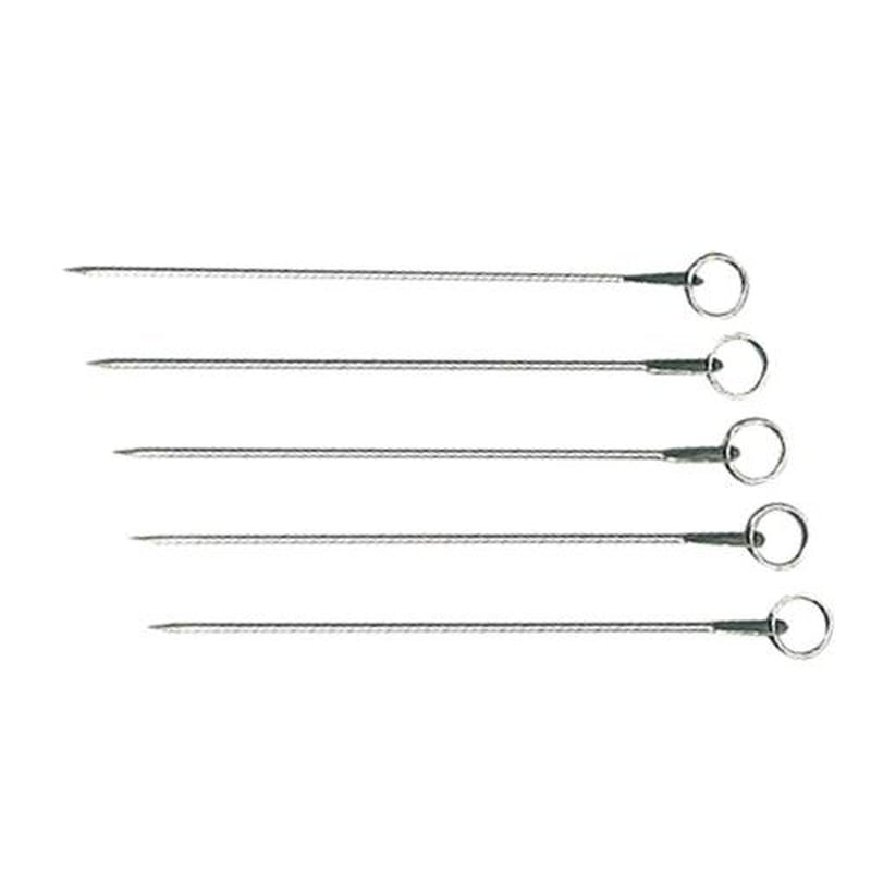 エスコ EA912GA-23 185mmバーベキュー丸串(ステンレス製/5本) 1個(ご注文単位1個)【直送品】
