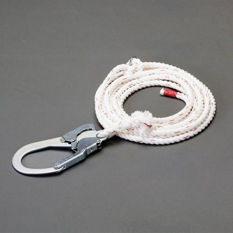 エスコ EA864CG-52 φ12mmx5M玉掛警報器用介錯ロープ(フック付) 1個(ご注文単位1個)【直送品】