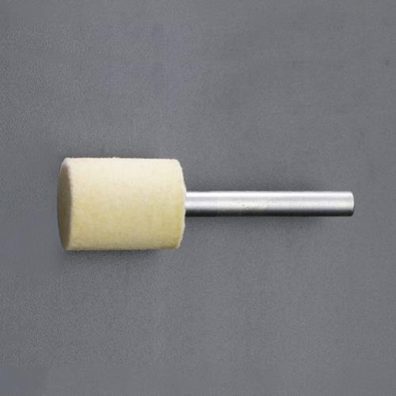 エスコ EA819GB-242 12x20mm/6mm軸軸付フェルトバフ(ハード) 1個（ご注文単位1個）【直送品】