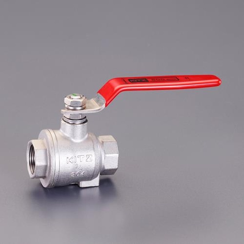 エスコ EA470AG-104 Rc1/2”ボールバルブ(ステンレスセイ/フルボアガタ) 1個（ご注文単位1個）【直送品】