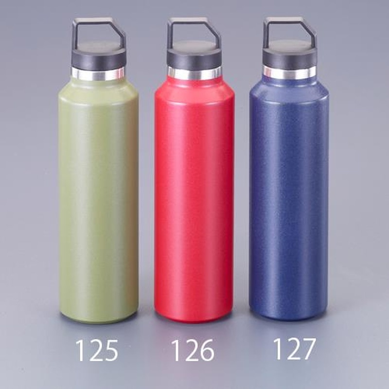 エスコ EA763AZ-126 0.45L保冷・保温ボトル(ステンレス製/レッド) 1個(ご注文単位1個)【直送品】