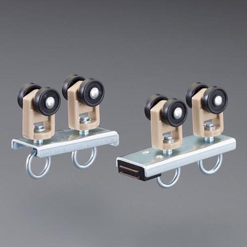 エスコ EA970FE-21 マグネットランナー・リング付(40mmレール/両開用) 1個(ご注文単位1個)【直送品】