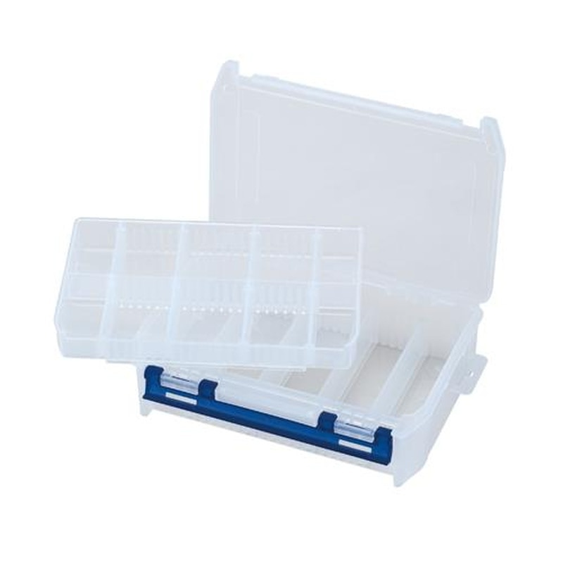 エスコ EA508ME-4 205x145x60mmパーツケース(中皿付/仕切板4枚) 1個(ご注文単位1個)【直送品】