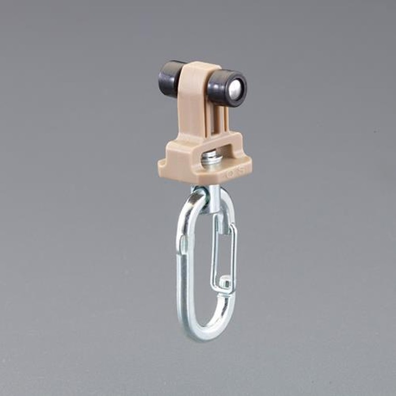 エスコ EA970FE-6 49mm/10kgランナー・フック付(40mmレール/後付用) 1個(ご注文単位1個)【直送品】