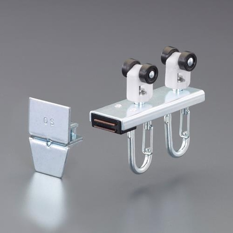 エスコ EA970EE-24 マグネットランナー・フック付(30mmレール/片開用) 1個(ご注文単位1個)【直送品】