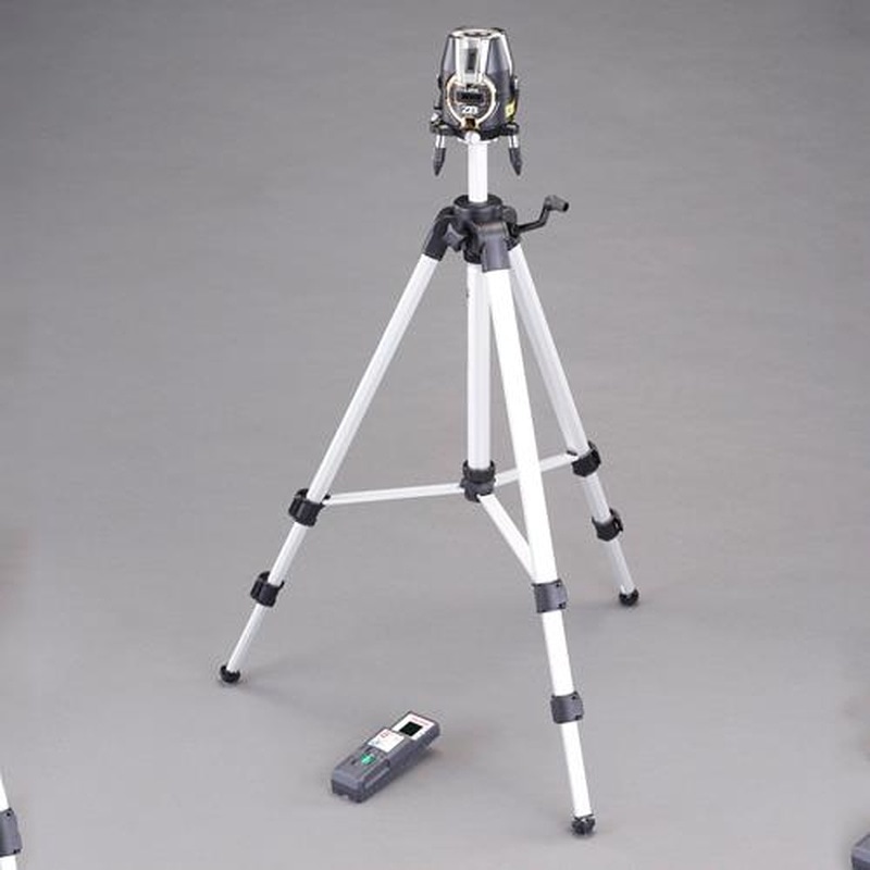 エスコ EA780TA-3S レーザー墨出し器(三脚・受光器セット) 1個（ご注文単位1個）【直送品】
