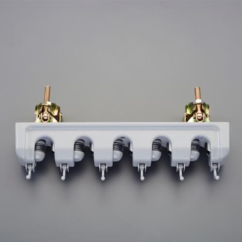 エスコ EA928AB-500 5本用モップハンガー(単管パイプ用) 1個（ご注文単位1個）【直送品】