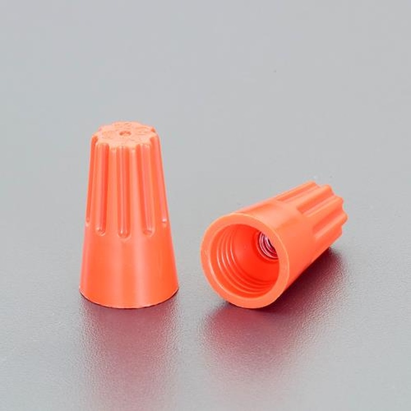 エスコ EA946TA-2 1.25-2.0m㎡ワイヤーコネクター(橙/10個) 1個（ご注文単位1個）【直送品】