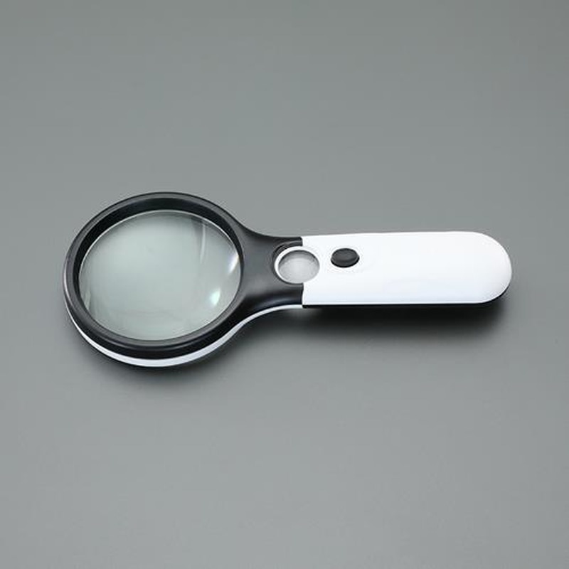 エスコ EA756MH-2 x3.0/x12.0/φ75mmルーペ(LEDライト付) 1個（ご注文単位1個）【直送品】