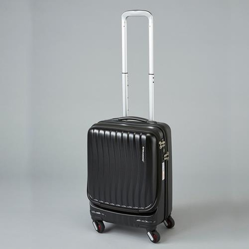 エスコ EA927BG-3 360x530x240mm/34Lキャリーケース(黒) 1個(ご注文単位1個)【直送品】