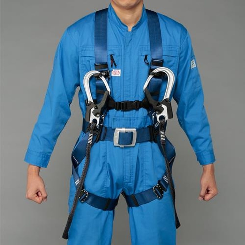 エスコ EA998GA-6 墜落制止用器具(フルハーネス/ツインランヤード付) 1個(ご注文単位1個)【直送品】