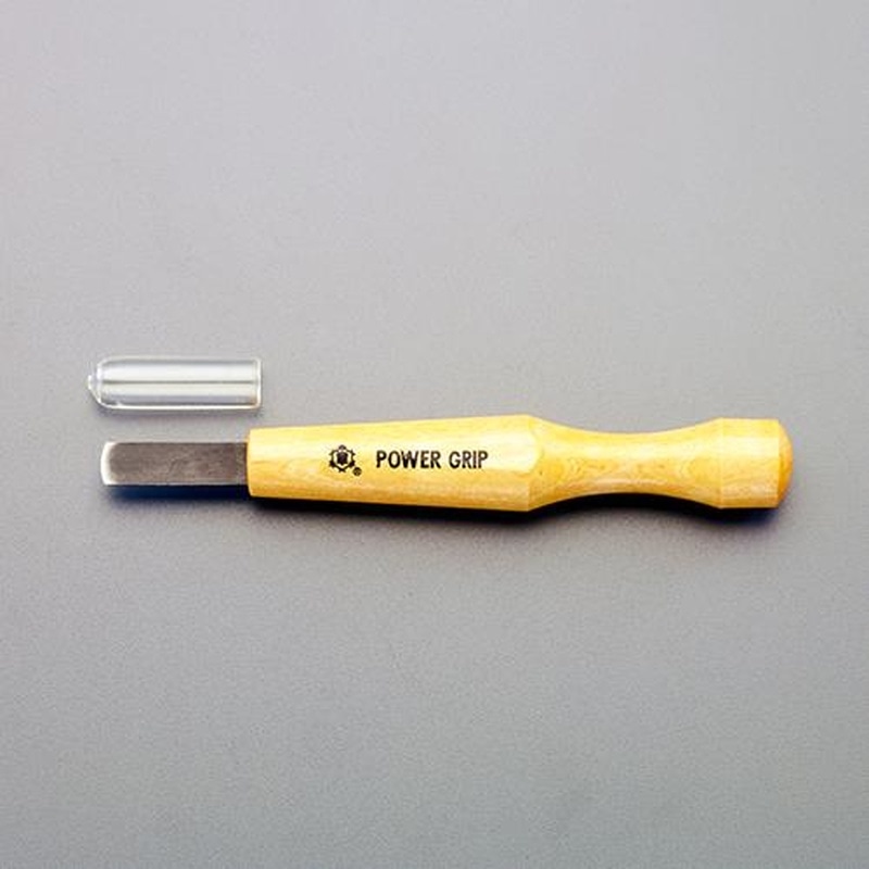 エスコ EA588ND-9 9.0mm彫刻刀(鎌倉型/パワーグリップ) 1個(ご注文単位1個)【直送品】