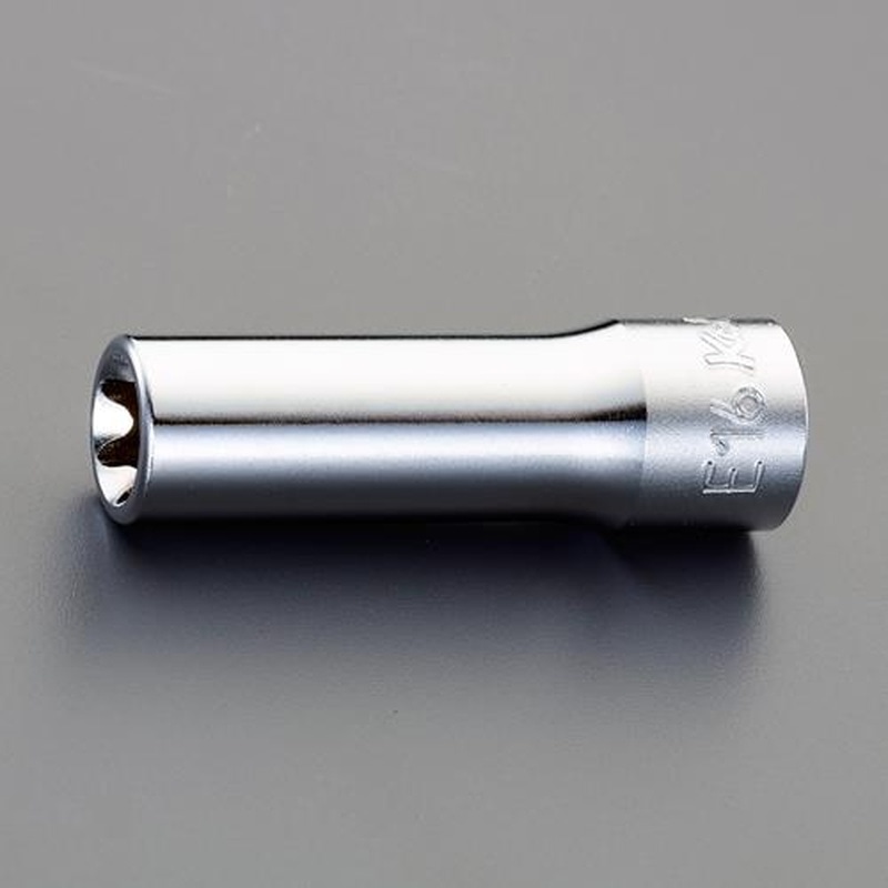 エスコ EA618cm-212 1/2”DR/E12［TORX]ディープソケット 1個（ご注文単位1個）【直送品】