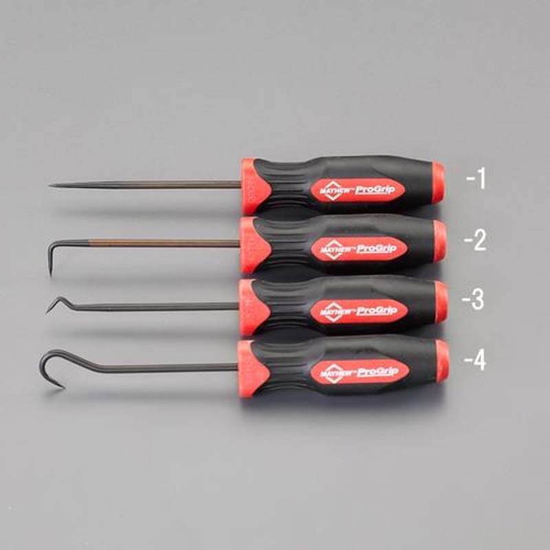 エスコ EA566DL-3 160mmピックツール(カーブフック) 1個(ご注文単位1個)【直送品】