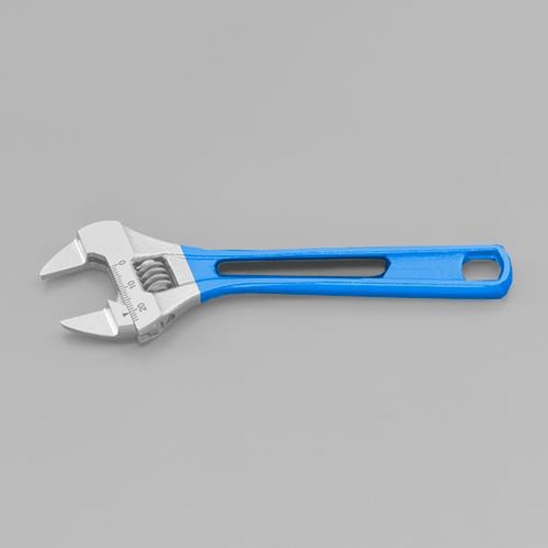 エスコ EA530HE-10 259mm/36mm薄口ワイドモンキーレンチ(グリップ,軽量) 1個(ご注文単位1個)【直送品】