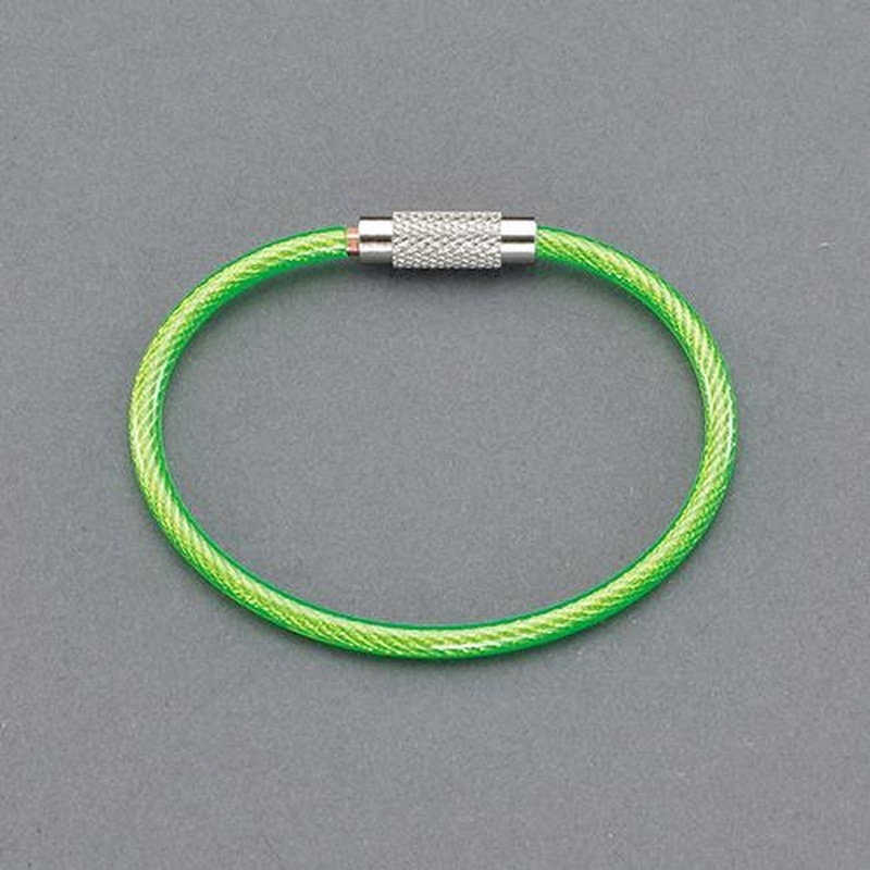 エスコ EA983SP-111 3mmx120mmセーフティーツールランヤード用ワイヤーループ 1個(ご注文単位1個)【直送品】